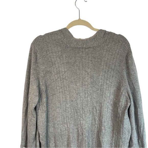 NWT Melanie Lyne Cardigan Sweater Size XL Open Drape Knit Chic Neutral Cozy Core - Picture 9 of 16